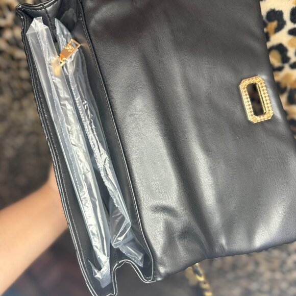 Badgley Mischka Diamond Quilted Studs Crossbody - NWT - Picture 9 of 11